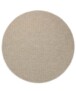 Round rug - Lush cream - overzicht boven, thumbnail