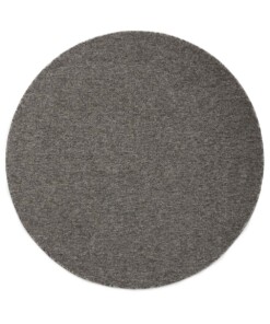 Round rug - Lush grey - overzicht boven, thumbnail