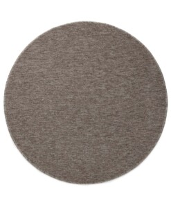 Round rug - Lush taupe/light grey - overzicht boven, thumbnail