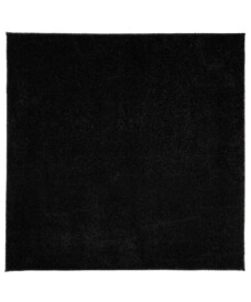 Square low pile rug - Fine anthracite - overzicht boven, thumbnail