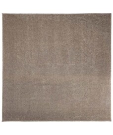 Square low pile rug - Fine beige - overzicht boven, thumbnail