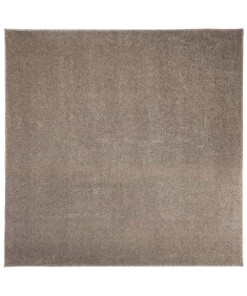 Square low pile rug - Fine beige - overzicht boven, thumbnail
