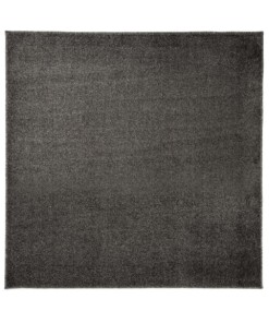 Square low pile rug - Fine grey - overzicht boven, thumbnail
