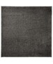 Square low pile rug - Fine grey - overzicht boven, thumbnail