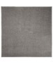 Square low pile rug - Fine light grey - overzicht boven, thumbnail