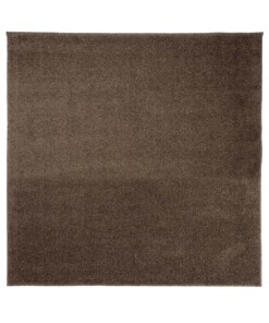 Square low pile rug - Fine mocha - overzicht boven, thumbnail