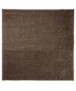 Square low pile rug - Fine mocha - overzicht boven, thumbnail
