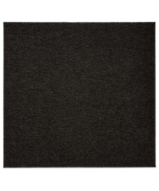 Square low pile rug - Lush anthracite - overzicht boven, thumbnail
