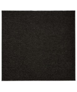 Square low pile rug - Lush anthracite - overzicht boven, thumbnail