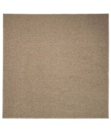 Square low pile rug - Lush beige - overzicht boven, thumbnail