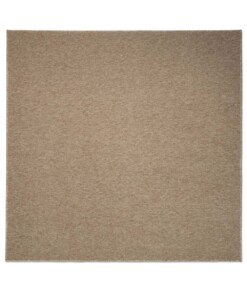 Square low pile rug - Lush beige - overzicht boven, thumbnail