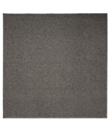 Square low pile rug - Lush grey - overzicht boven, thumbnail