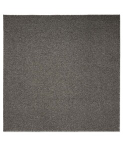 Square low pile rug - Lush grey - overzicht boven