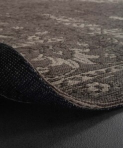 Vintage rug - Nomad grey/taupe - close up vouw, thumbnail