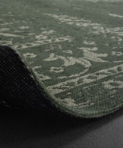 Vintage rug - Nomad green - close up vouw, thumbnail