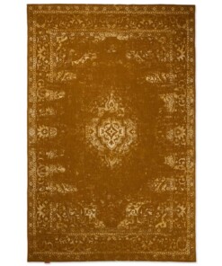Vintage rug - Nomad mustard yellow - overzicht boven, thumbnail