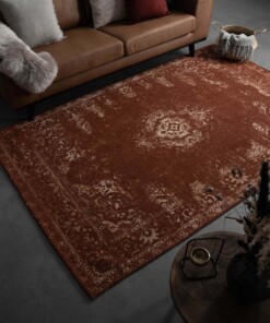 Vintage rug - Nomad rusty brown - sfeer