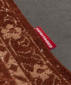 Vintage rug - Nomad rusty brown - close up zijkant, thumbnail Vintage rug - Nomad rusty brown - close up zijkant, thumbnail