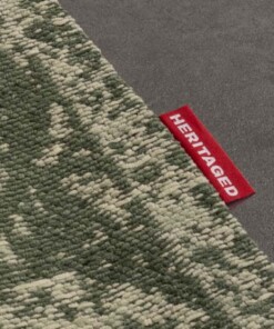 Vintage rug - Traditions green - close up zijkant, thumbnail