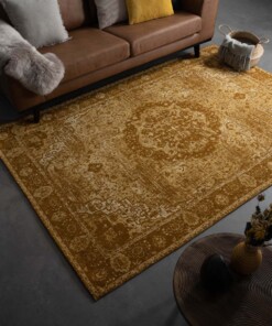 Vintage rug - Traditions mustard yellow - sfeer