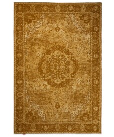Vintage rug - Traditions mustard yellow - overzicht boven, thumbnail