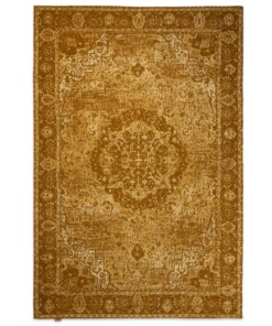 Vintage rug - Traditions mustard yellow - overzicht boven