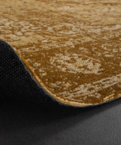 Vintage rug - Traditions mustard yellow - close up vouw, thumbnail