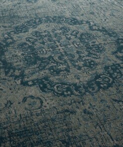 Vintage rug - Traditions grey/blue - close up materiaal, thumbnail