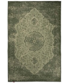 Vintage rug - Village green - overzicht boven, thumbnail
