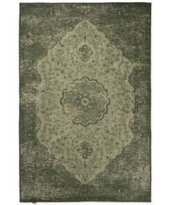 Vintage rug - Village green - overzicht boven