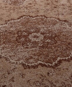 Vintage rug - Village rusty brown - close up materiaal, thumbnail Vintage rug - Village rusty brown - close up materiaal, thumbnail
