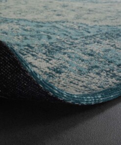 Vintage rug - Village grey/blue - close up vouw, thumbnail Vintage rug - Village grey/blue - close up vouw, thumbnail
