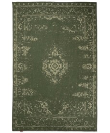 Vintage rug - Nomad green - overzicht boven, thumbnail