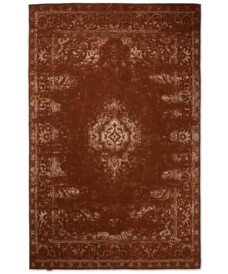 Vintage rug - Nomad rusty brown - overzicht boven, thumbnail
