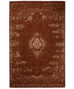 Vintage rug - Nomad rusty brown - overzicht boven