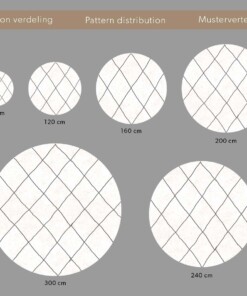 Round berber rug - Artisan Ouar white/grey