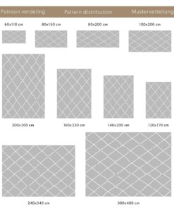 Berber rug - Habitat grey/white