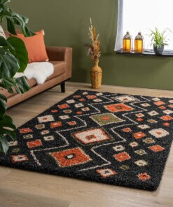 Boho rug​ - Artisan anthracite/multi - sfeer