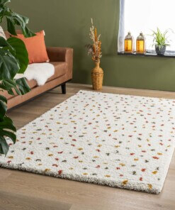 Polka dot runner rug - Artisan white/multi - sfeer