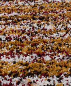 Round berber rug - Artisan Essa multi/ochre yellow - close up, thumbnail Round berber rug - Artisan Essa multi/ochre yellow - close up, thumbnail