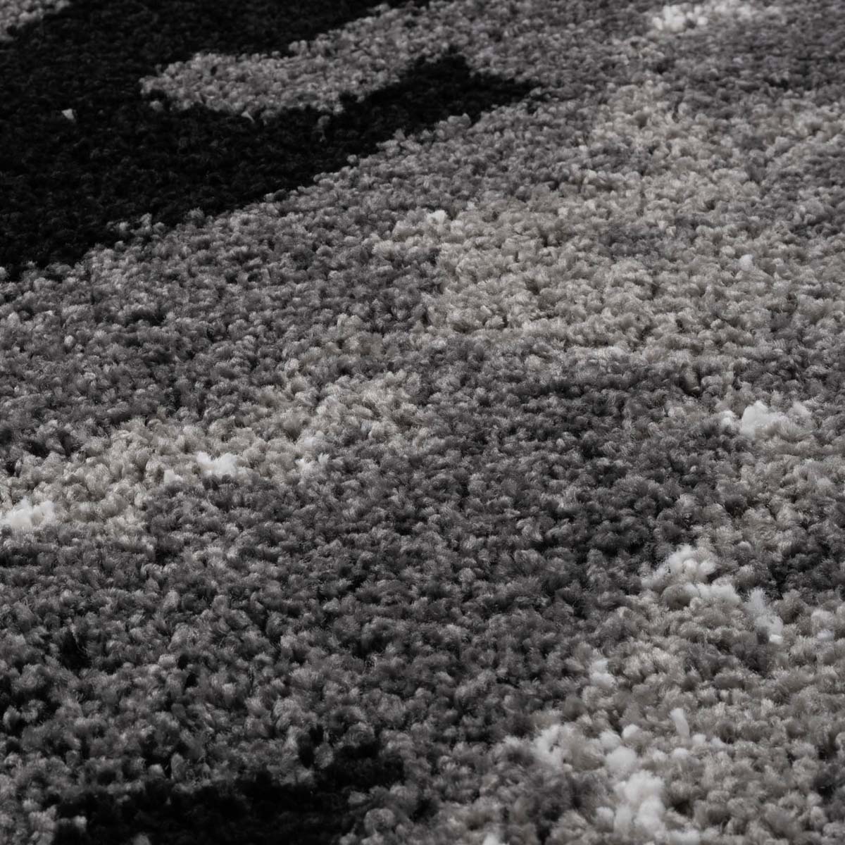 Round marble rug - Marble Artisan grey - close up Round marble rug - Marble Artisan grey - close up