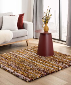 Square berber rug - Artisan Essa multi/ochre yellow - sfeer