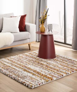 Square berber rug - Artisan Essa white/multi - sfeer