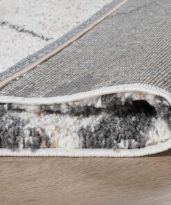 Berber runner rug - Artisan Tizi white/grey - close up vouw, thumbnail