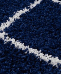 Berber rug - Habitat navy blue/white - close up, thumbnail