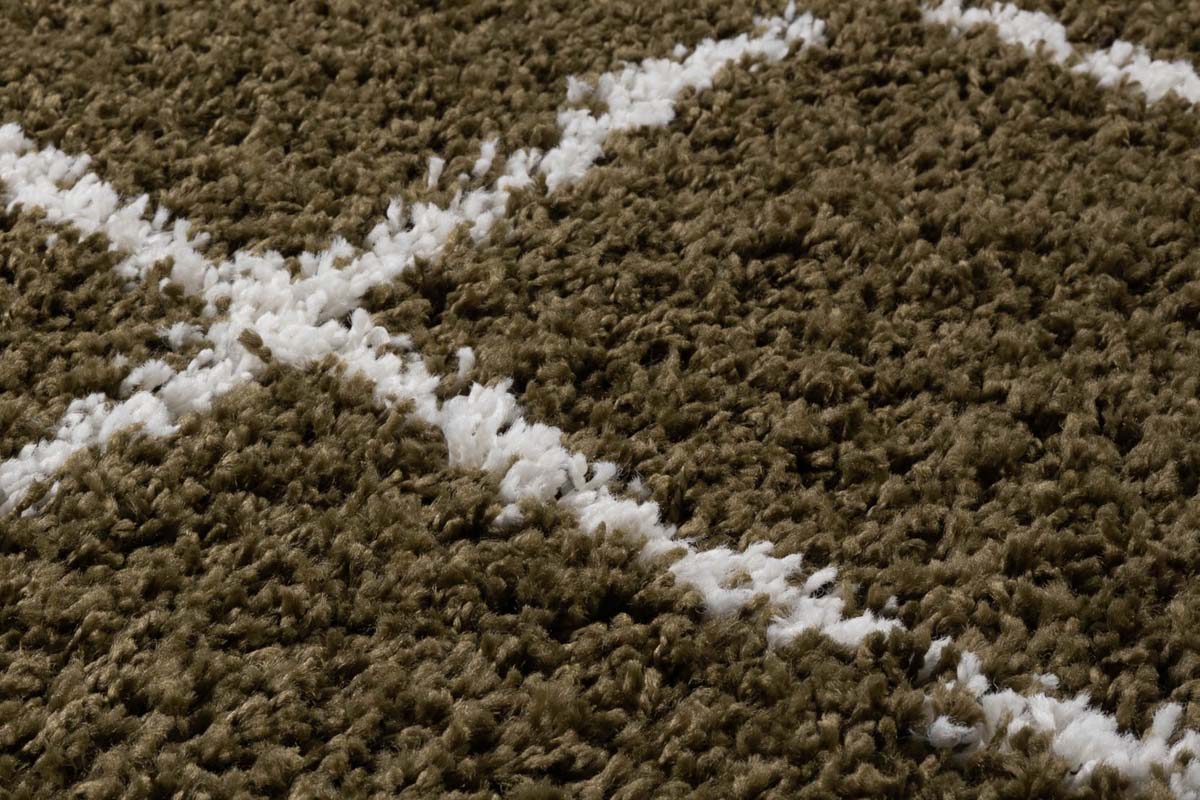 Berber rug - Habitat olive green/white - close up Berber rug - Habitat olive green/white - close up