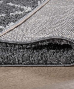 Berber rug - Habitat grey/white - close up, thumbnail