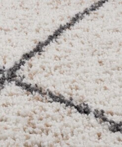 Berber runner rug - Artisan Ouar white/grey - close up materiaal, thumbnail
