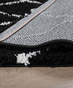 Square berber rug - Habitat black/white - close up, thumbnail Square berber rug - Habitat black/white - close up, thumbnail