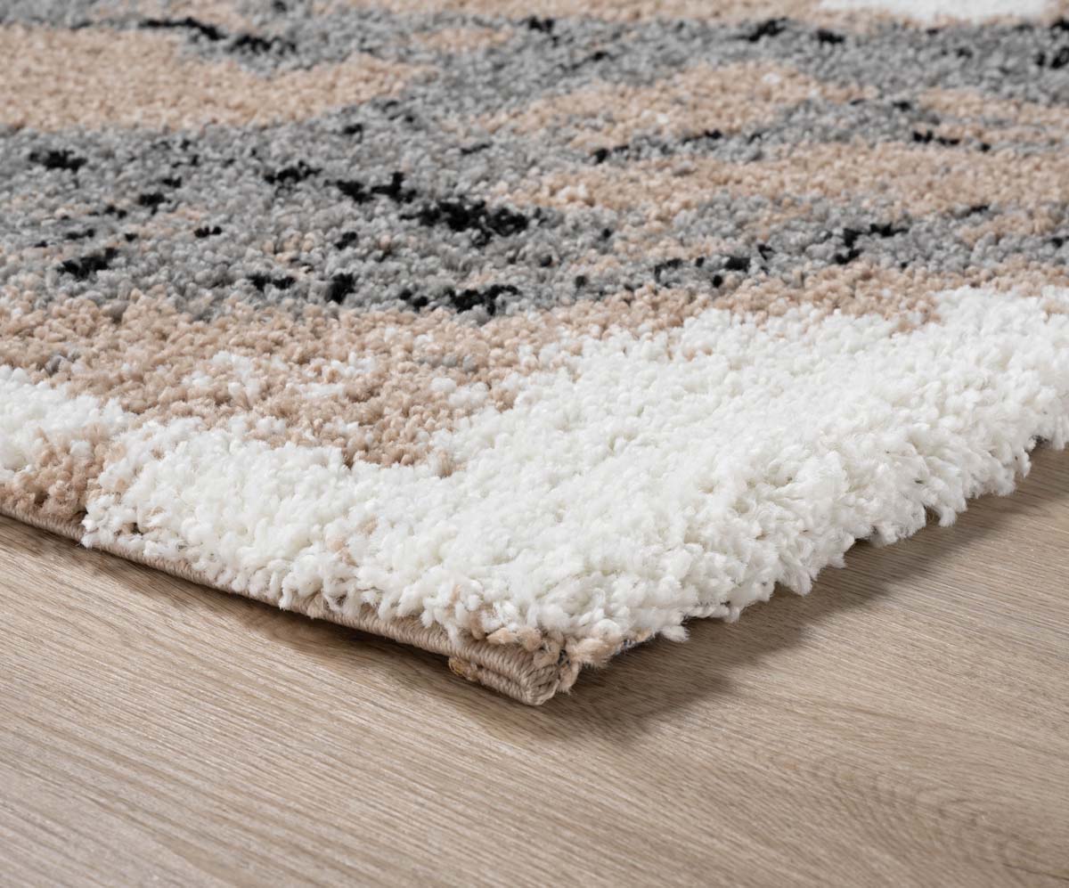 Square marble rug - Marble Artisan beige - close up Square marble rug - Marble Artisan beige - close up